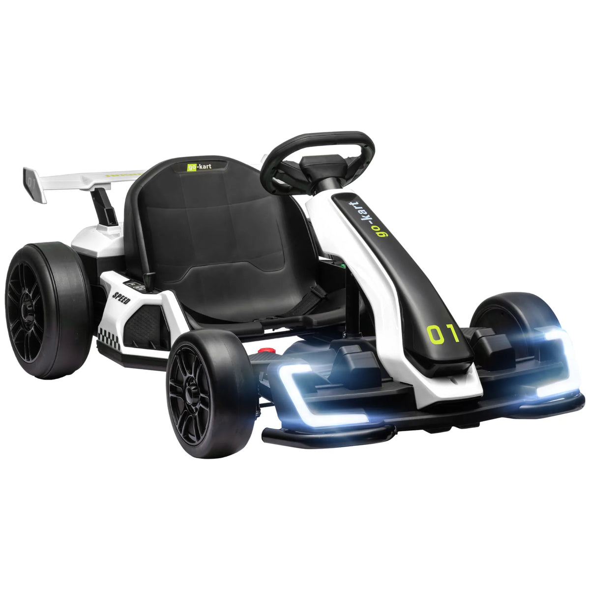 24V Electric Go-Kart for Kids with Adjustable Seat