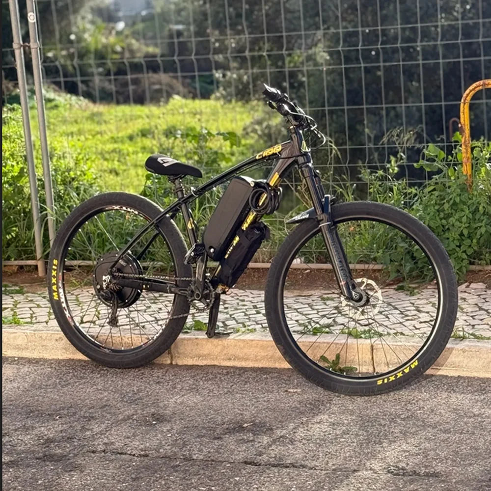 48V 1000W or 1500W Rear Wheel E-Bike Conversion Kit with Optional 48V 25Ah Battery, 26", 27.5" and 29"