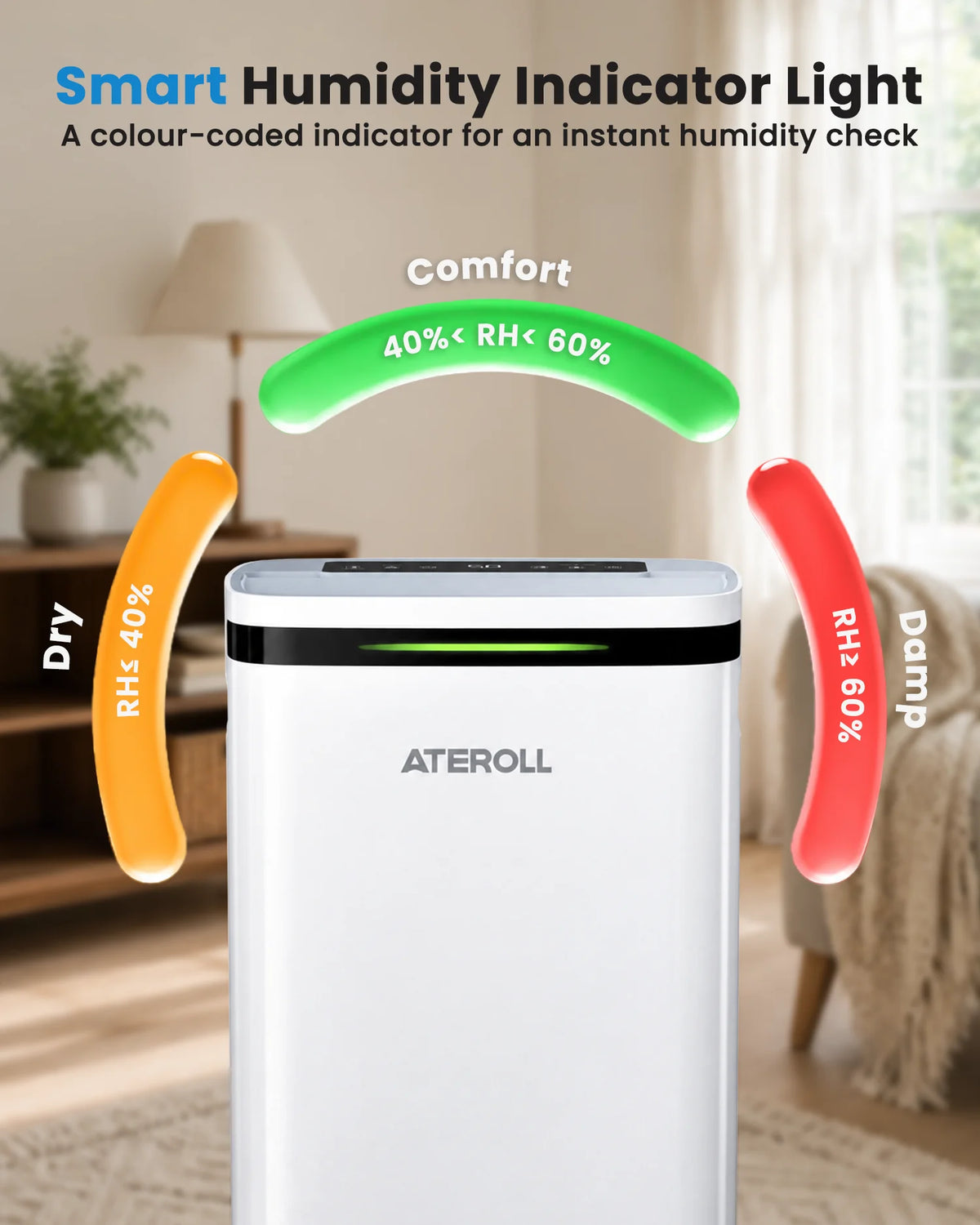 20L per Day Dehumidifier with Sleep Mode and 24-Hour Timer