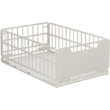 Pull Out Cabinet Organiser Foldable Sliding Drawer Basket with Handle Adhesive Kitchen Storage