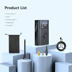 Mini Air Compressor 12V 150PSI Portable Electric Air Pump Car Tire Inflator for Motorcycle Bicycle Tire Air Filling Pump