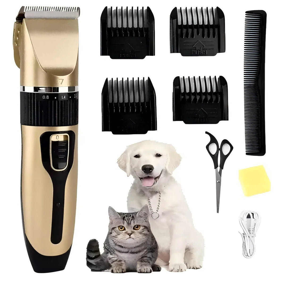 Electric Pet Hair Clippers Mains Powered Dog Grooming Trimmer CE Certified for Home Use