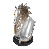 Horse Statue Wine Bottle Holder | Decorative Resin Wine Rack Display Stand for Home Bar Living Room