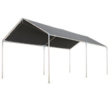 3 x 6m Outdoor Carport Canopy Galvanised Steel Frame UV Resistant Weather Proof Car Shelter Tent