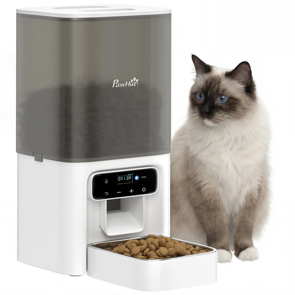 Automatic Cat Feeder, Programmable with Timer, 10s Voice Recorder