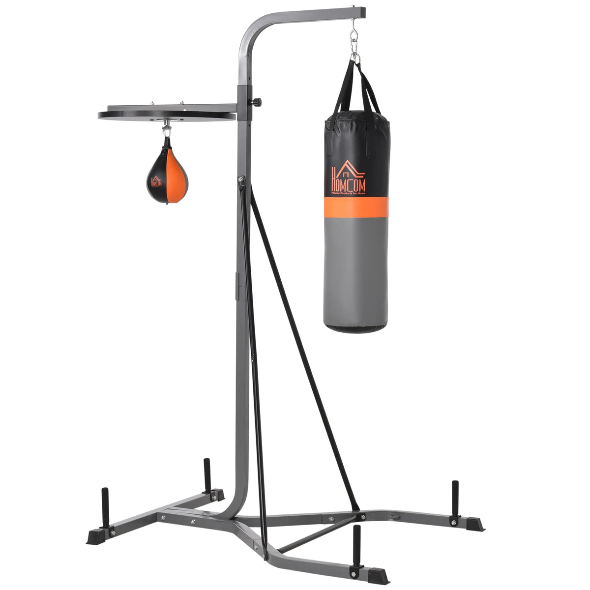 Freestanding Boxing Punch Bag & Speed Ball Station, Hanging Frame Training Exercise Platform