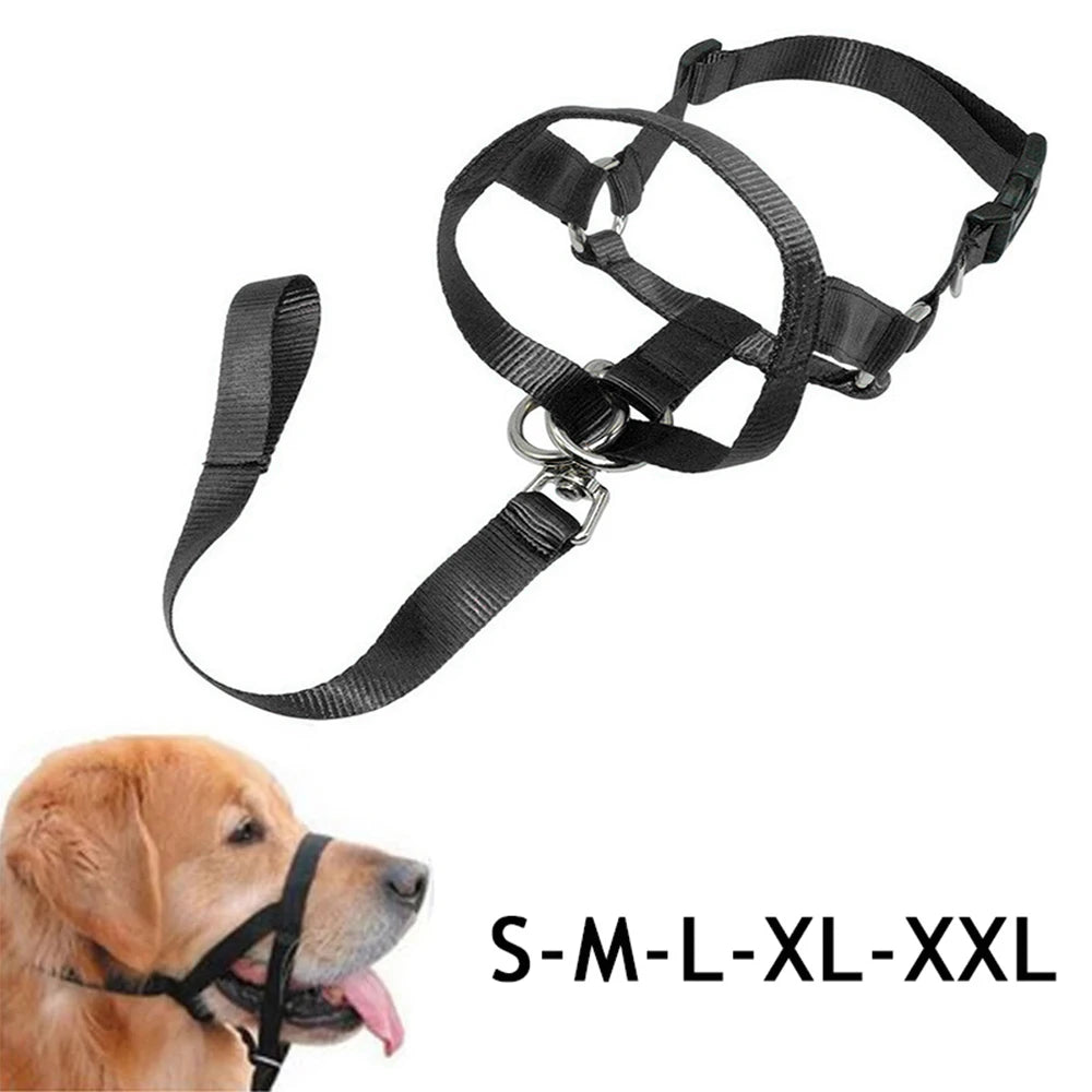 Dog Halter Head Collar Halti Training Gentle Leader Nylon S-XXL Adjustable for All Dog Sizes