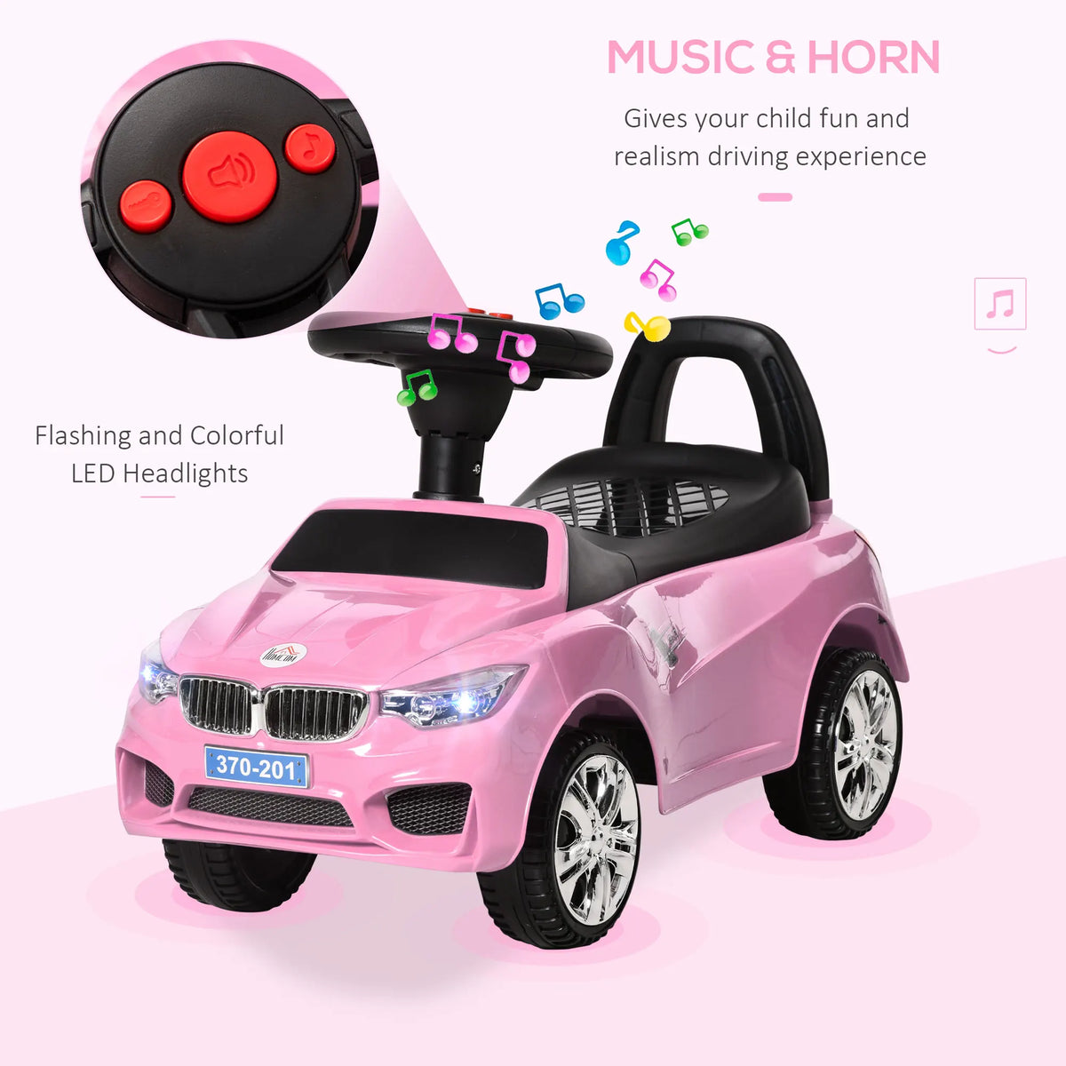 Ride On Car Baby Toddler Walker, Foot to Floor Sliding Car Slider