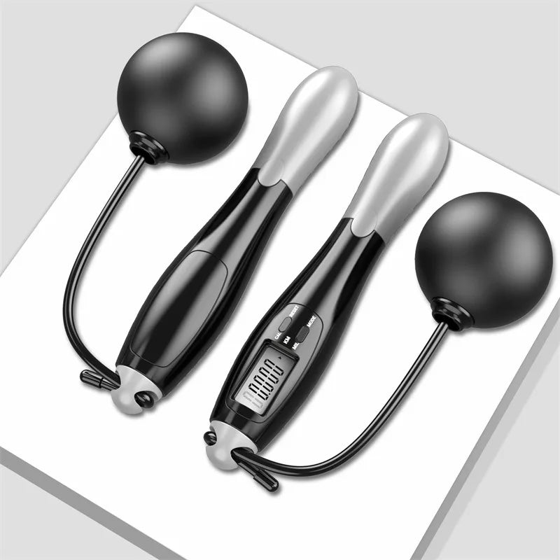 Smart Cordless Jump Rope | LCD Counter, Calorie Tracker & Speed Skipping for Gym & Home
