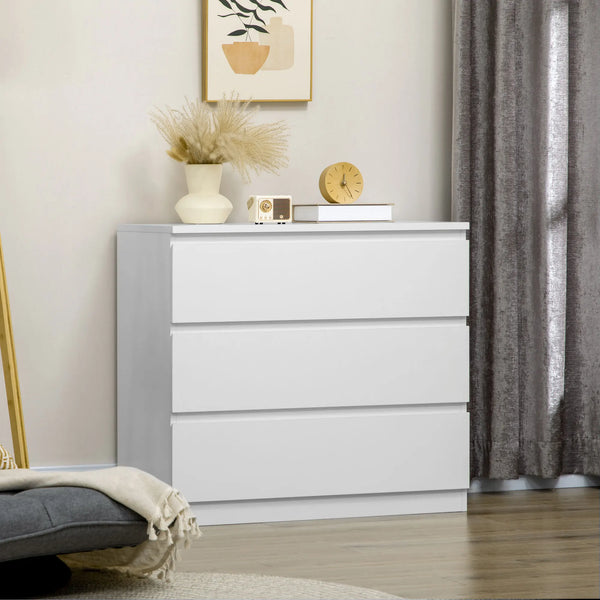 Chest of Drawers, 3 Drawer Storage Cabinet Unit for Bedroom