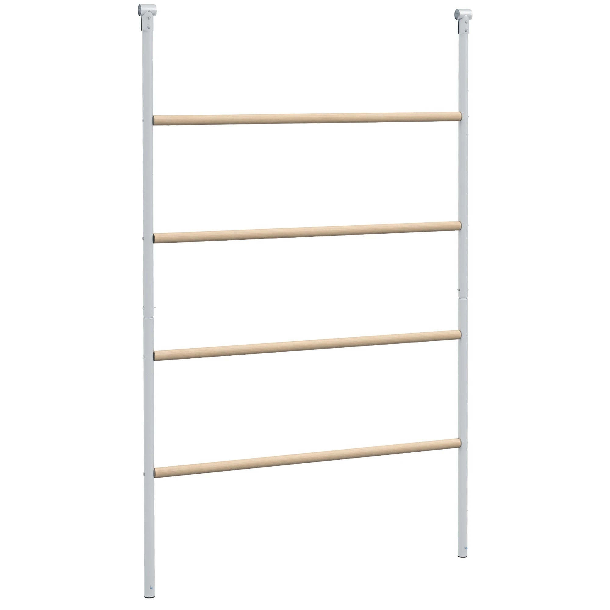 Chicken Perch Jungle Gym Roosting Bar for Coop with 4 Tier Galvanised Steel and Wood Poles for 4-6 Chickens