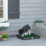 Dog Toilet Pet Potty 2 Layer Artificial Grass Mat with Urine Drawer Tray for Indoor and Outdoor Puppy Training