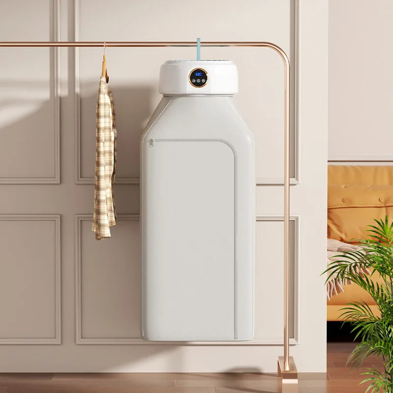 Portable Electric Clothes Dryer with 1–8 Hour Timer, Foldable Drying Bag for Small Loads