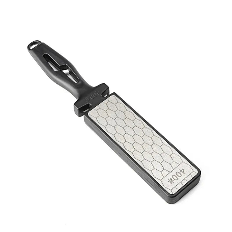 5-in-1 Diamond Knife Sharpener with 400/1000 Grit Bars | Tungsten Steel Ceramic Whetstone Multi-Tool for Kitchen