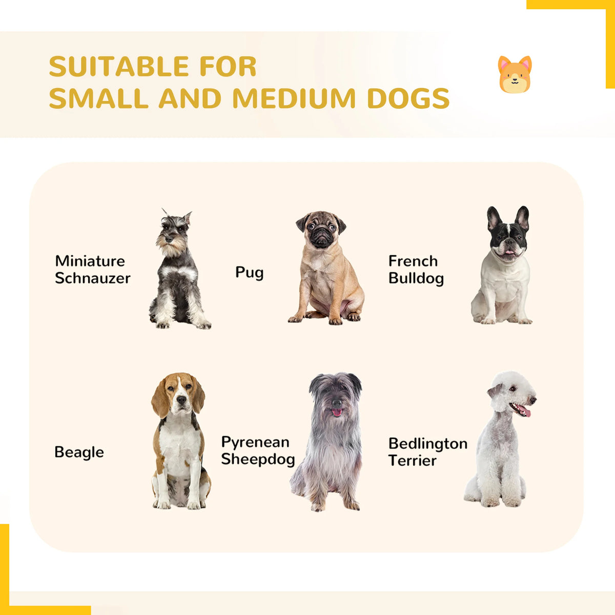 16-Panel Heavy Duty Puppy Play Pen for Small and Medium Dogs, 80cm High