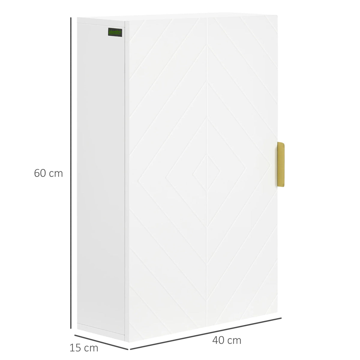 Bathroom Wall Cabinet with Adjustable Shelves for Hallway, Living Room