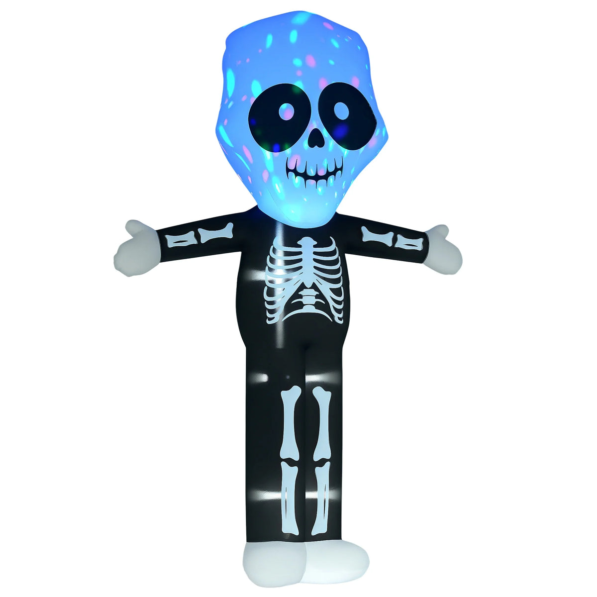 3m Inflatable Halloween Skeleton Ghost Decoration with LED Lights, Indoor and Outdoor