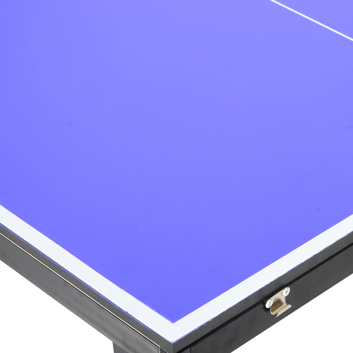 Folding 5ft Mini Table Tennis Table with Net, Blue