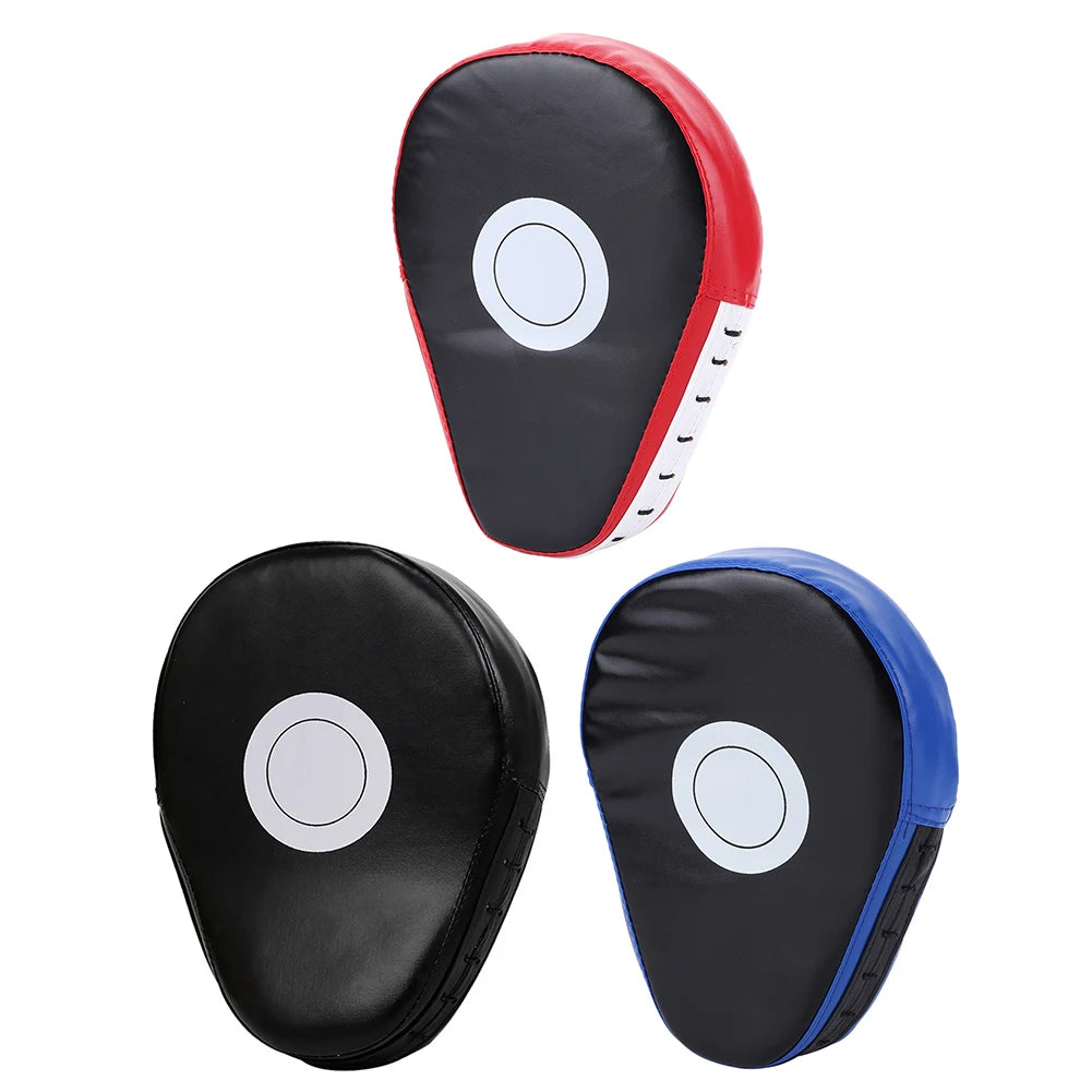 Curved Boxing Hand Target PU Leather Breathable Punching Mitts for Martial Arts Muay Thai Kickboxing Training