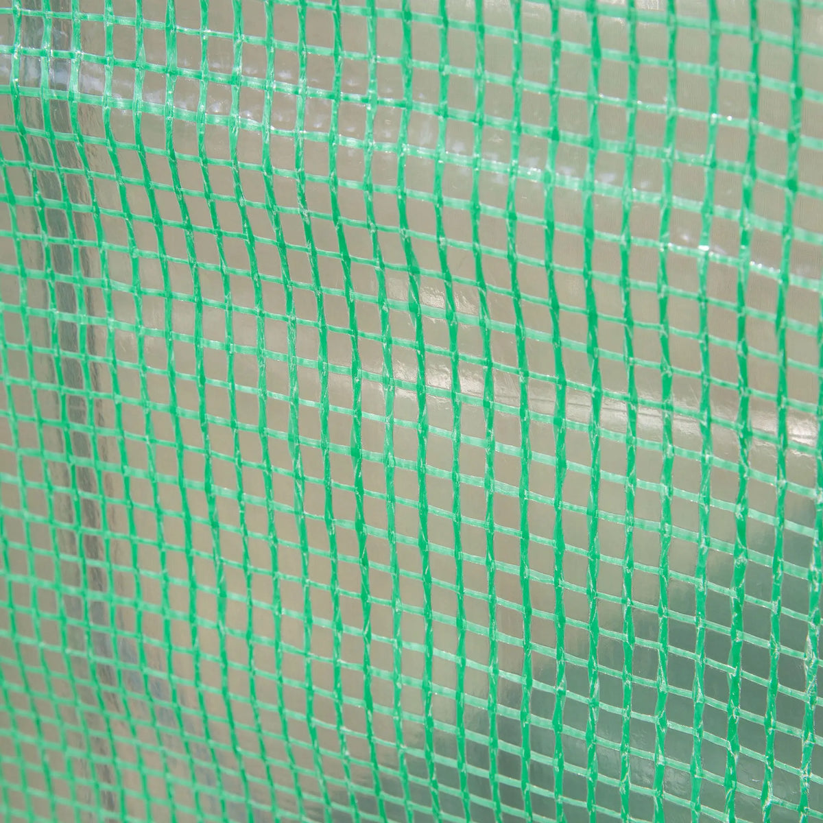 Tomato Greenhouse with 2 Roll-Up Doors and 4 Windows, 3 x 1 x 2m, Green