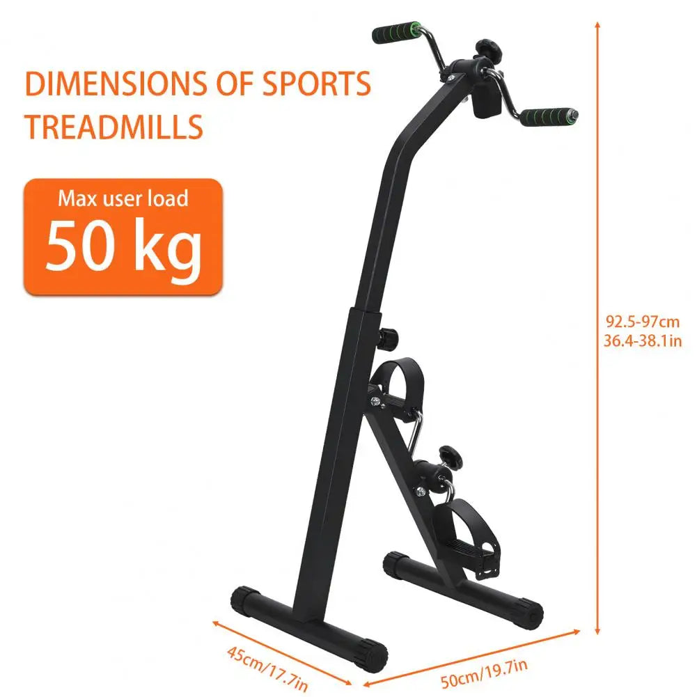 Elderly Exercise Bike Hand Arm Leg Knee Peddler Adjustable 5 Gear Height Upper Lower Limb Rehabilitation