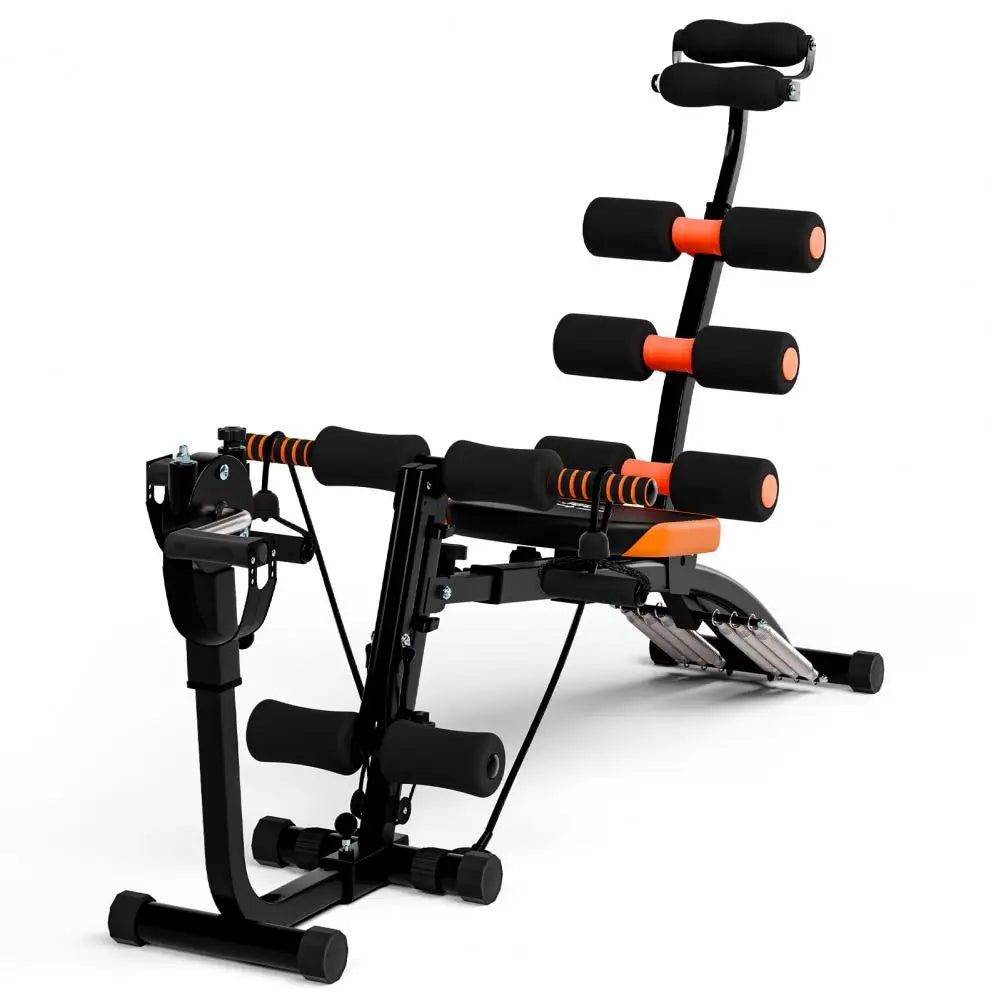 6 in 1 Adjustable Abdominal Workout Machine – Core & Sit Up Strength Training Bench