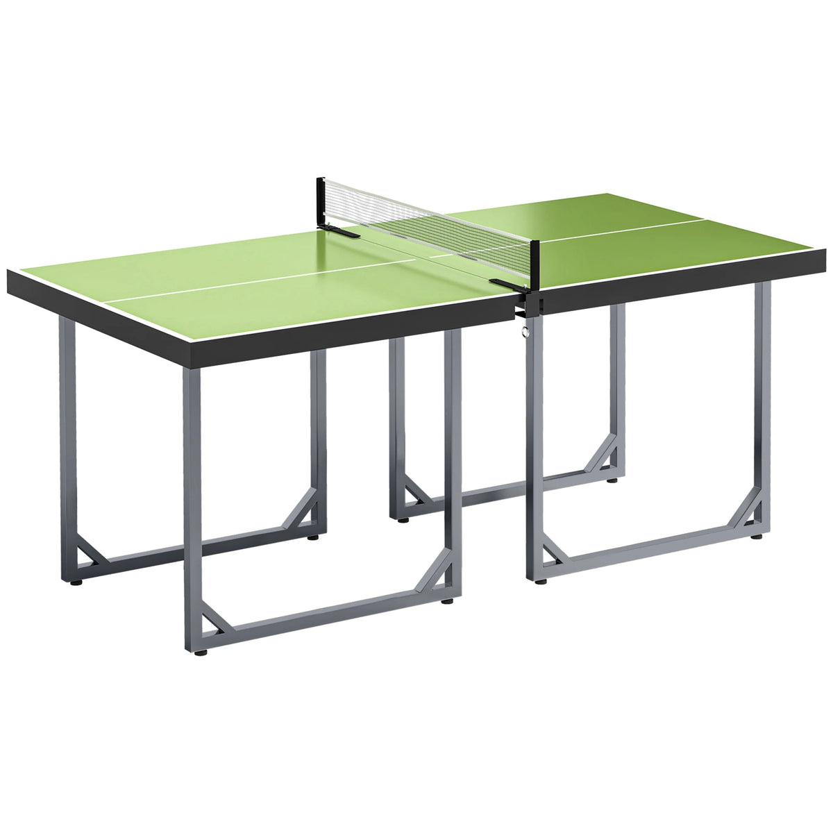 6ft Folding Mini Table Tennis Table with Net, 182cm