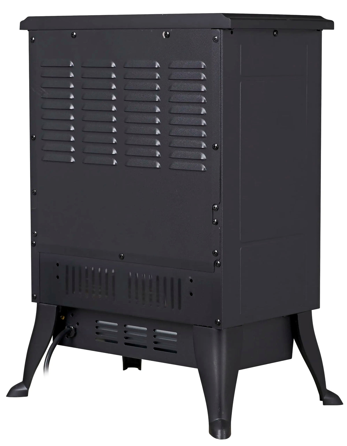 Freestanding Electric Fireplace Heater, 900W/1800W with Thermostat