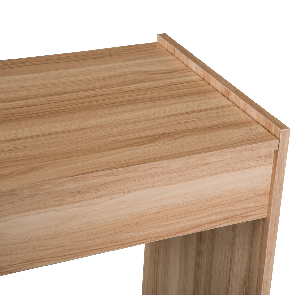 Dressing Table Set with Flip-Up Mirror and Padded Stool