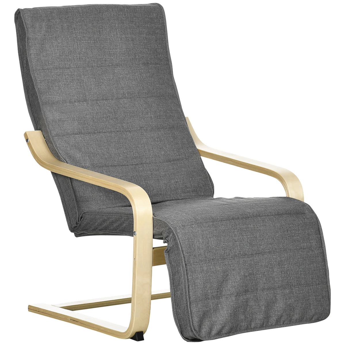 Lounge Chair Recliner with Adjustable Footrest for Home