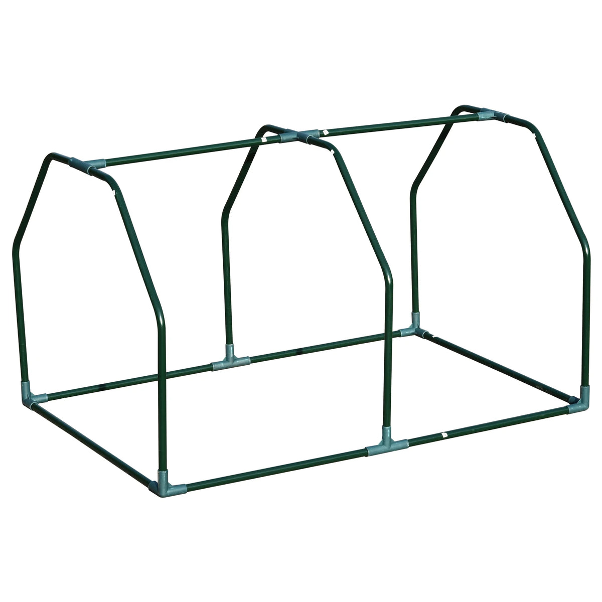 Mini Tunnel Greenhouse with Steel Frame and PE Mesh Cover, 99 x 71 x 60cm