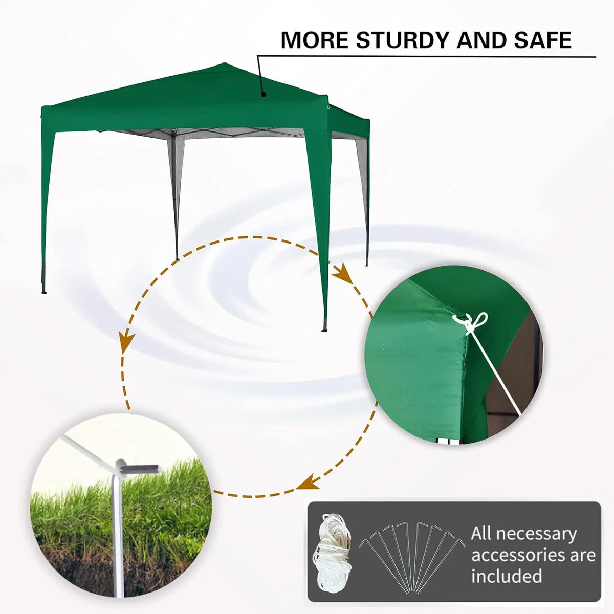 3x3M Pop Up Gazebo Waterproof Outdoor Garden Canopy Shelter