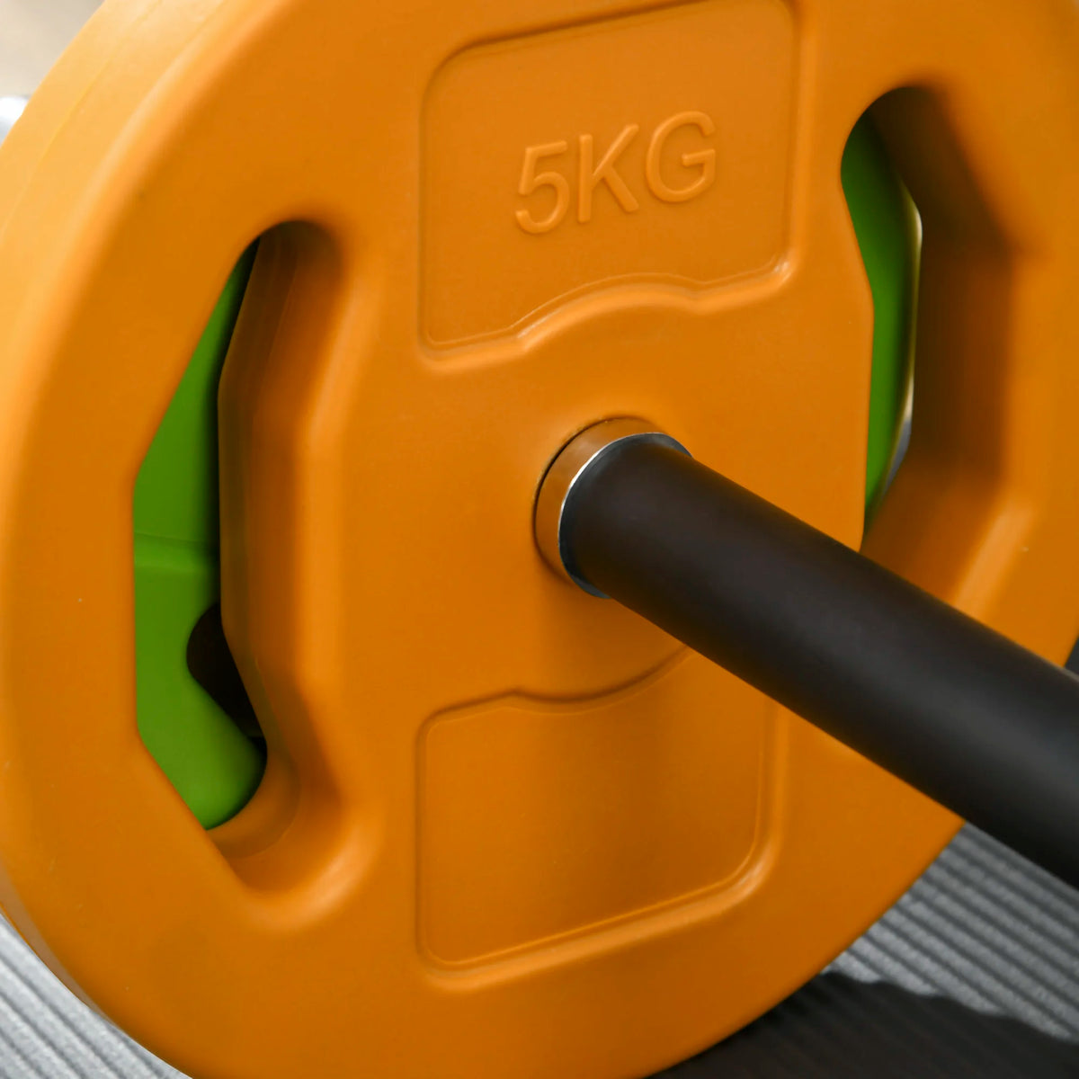20kg Barbell Weights Set, Adjustable Weights with Non-slip Handle, for Women and Men Home Gym Exercise