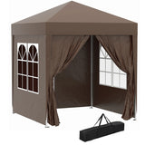 2 x 2m Pop Up Garden Gazebo with Removable Walls, UV-Resistant Oxford Cover and Carry Bag