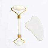 Natural Jade Roller & Gua Sha Set | Face Lifting Massager for Anti-Wrinkle & Skin Care