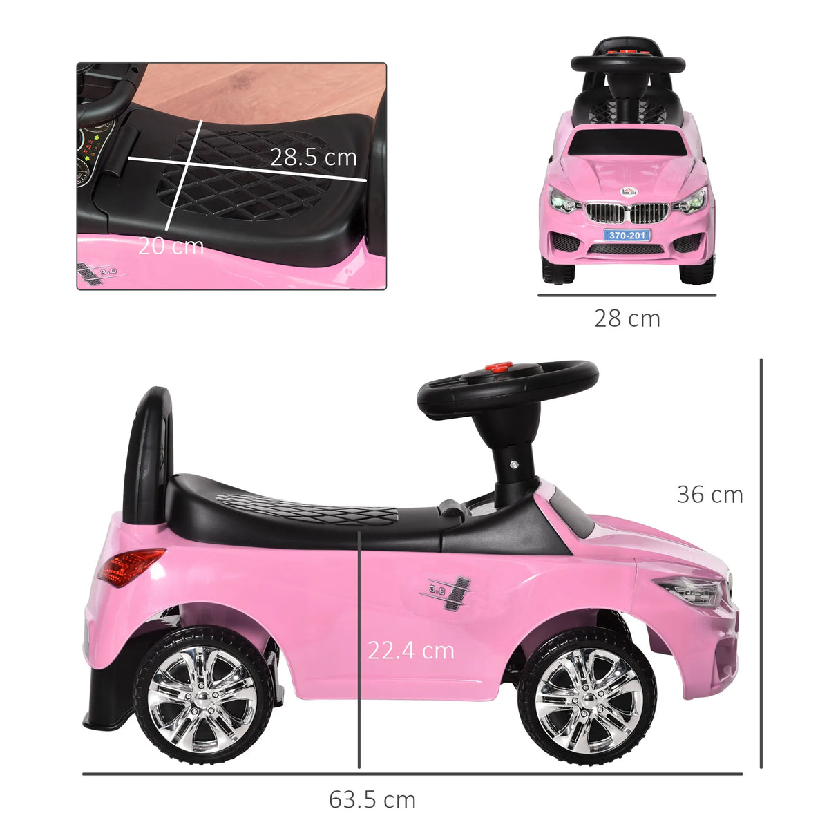 Ride On Car Baby Toddler Walker, Foot to Floor Sliding Car Slider