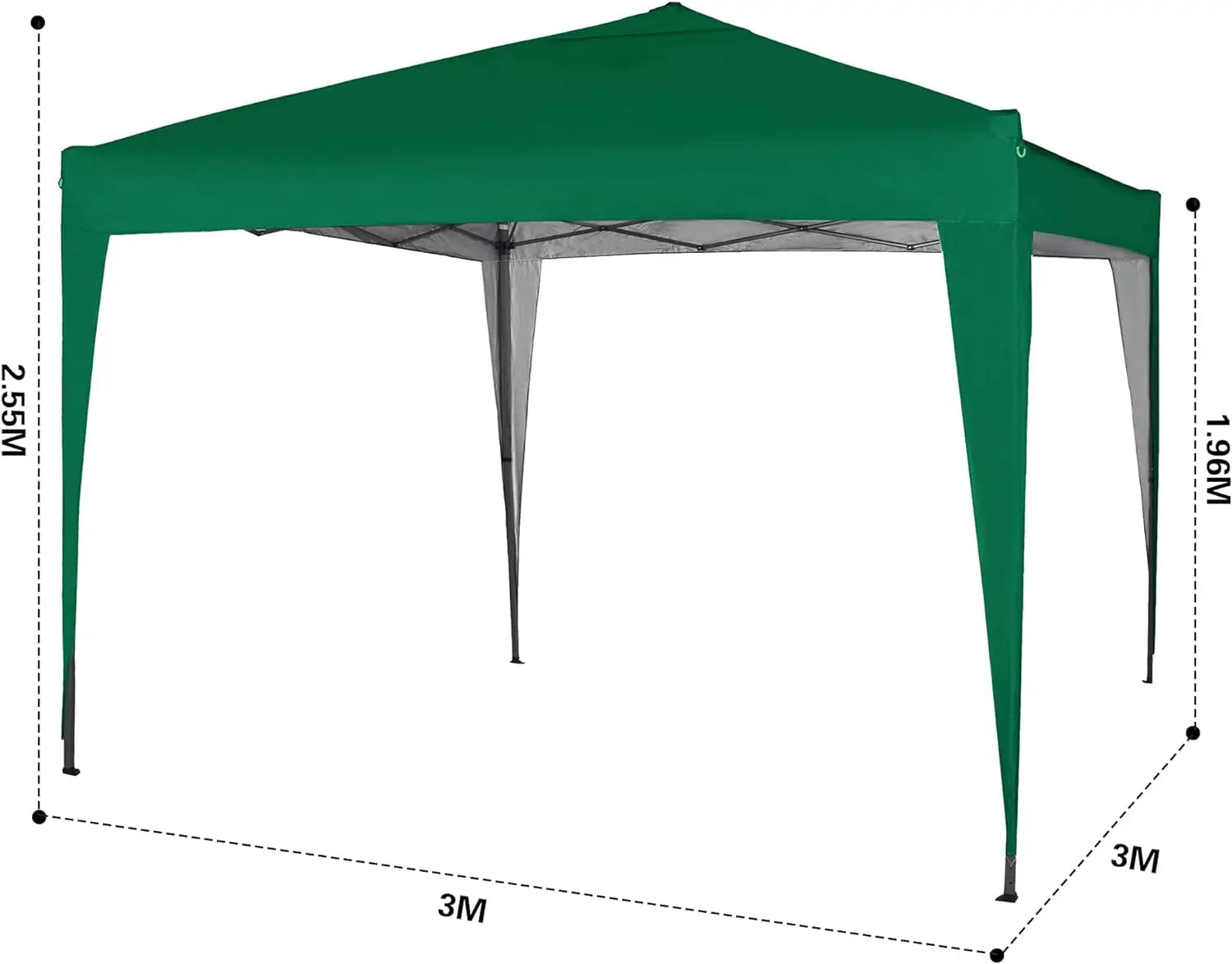 3x3M Pop Up Gazebo Waterproof Outdoor Garden Canopy Shelter
