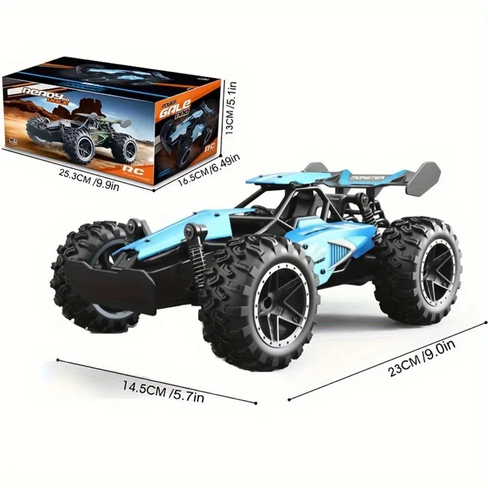 1:18 Scale High Speed 15km/h RC Racing Car 2.4G with Anti-Collision Drift Mode USB Rechargeable for Boys and Girls