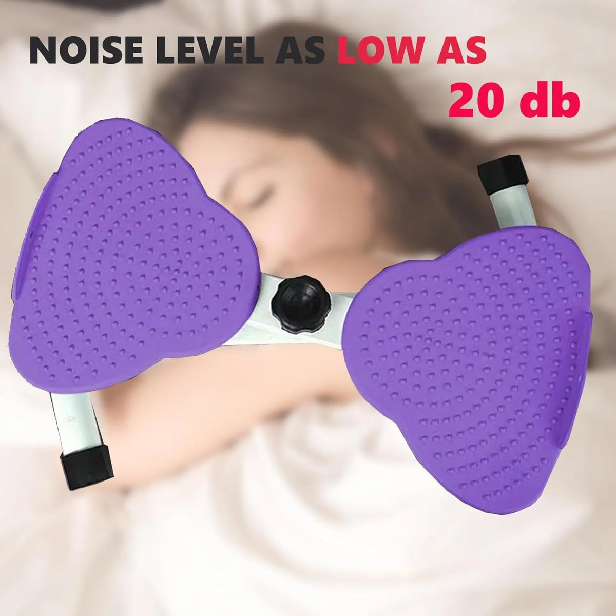 Waist Twist Board with Adjustable Resistance Foot Massage Blocks Elastic Cords ABS and Stainless Steel