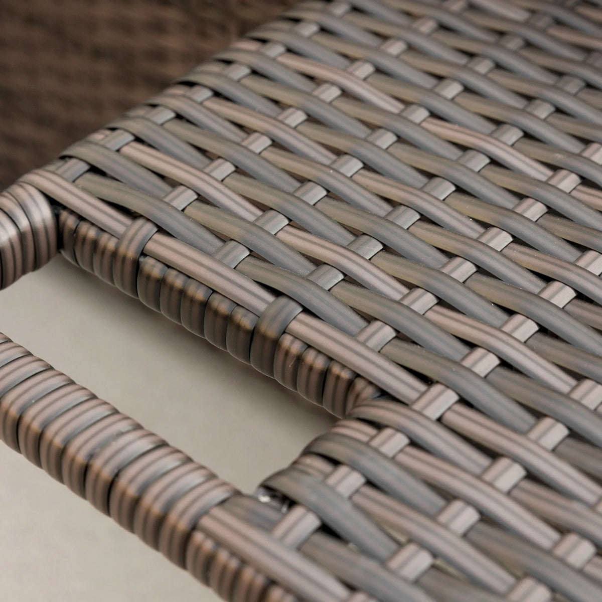 2 Seater Double Rattan Sun Lounger, Outdoor Recliner Day Bed, Wicker Weave Sofa with Fire Retardant Cushions