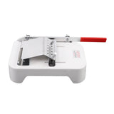 43cm Manual Frozen Meat Slicer with Adjustable Thickness | Stainless Steel Hand Operated Slicing Machine for Home and Commercial Use