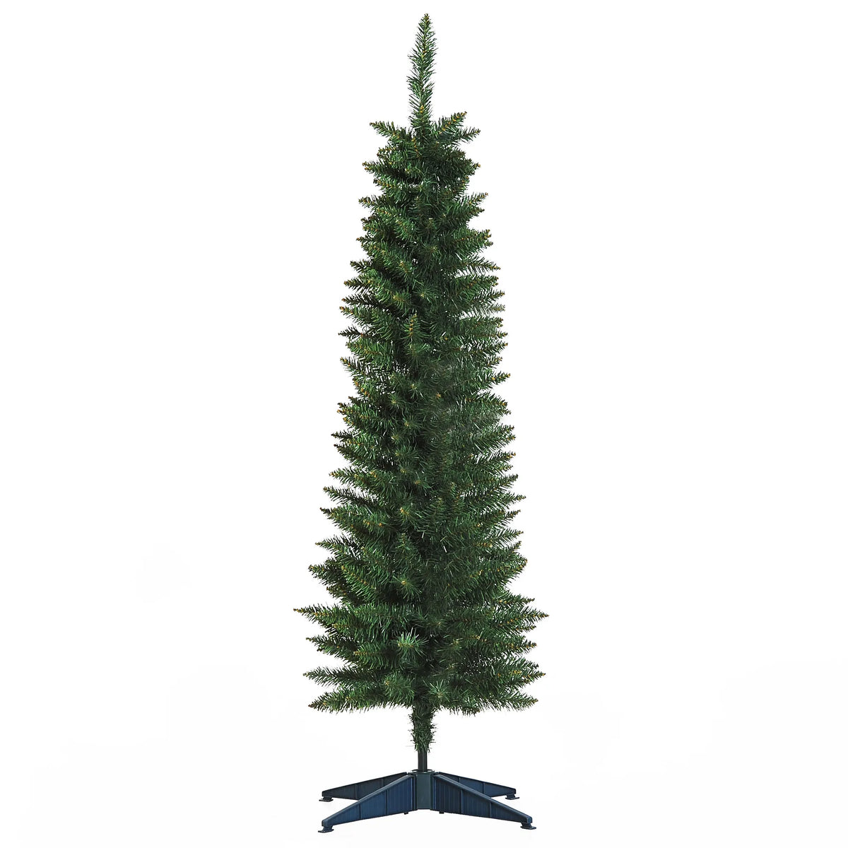 5ft Artificial Christmas Tree with 294 Branch Tips and Plastic Stand, Green
