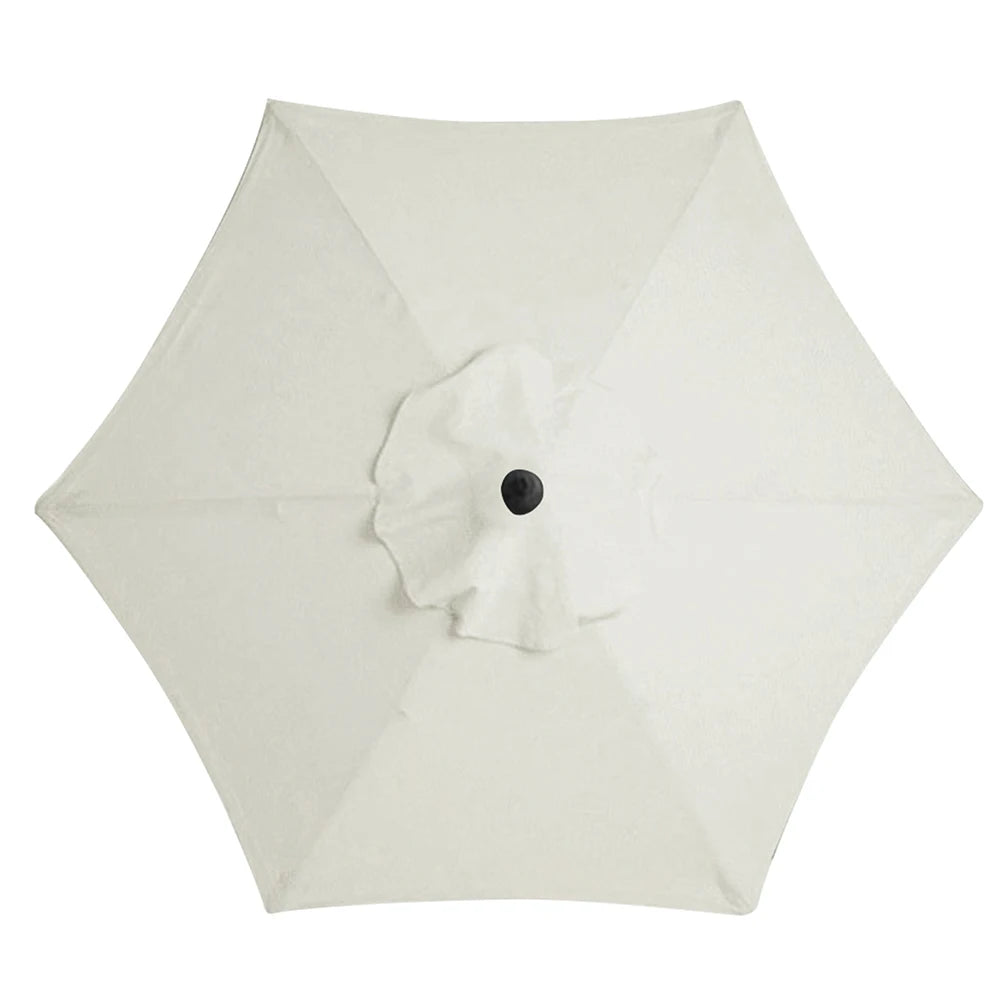 2m Patio Umbrella Replacement Canopy, Market & Table Umbrella Top Cover for 6-Rib Umbrellas, Canopy Only
