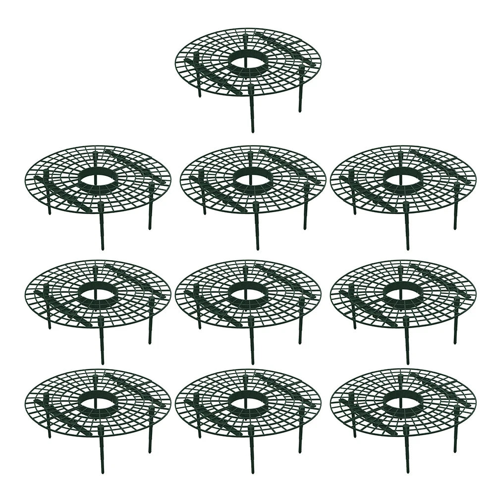 Strawberry Support Stand 4 Legs 30x9cm Plastic Vegetable Growing Rack for Berries Tomatoes Lettuce Garden