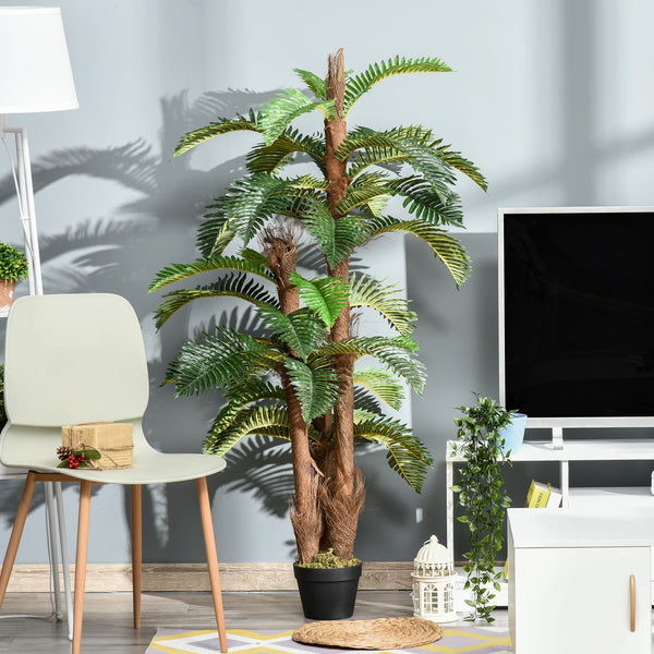 Artificial Palm Plant Fake Tree for Home or Office, 150cm
