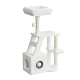 Dogat 107cm Multi-Level Cat Tree Tower Scratching Post Playhouse Activity Centre for Cats