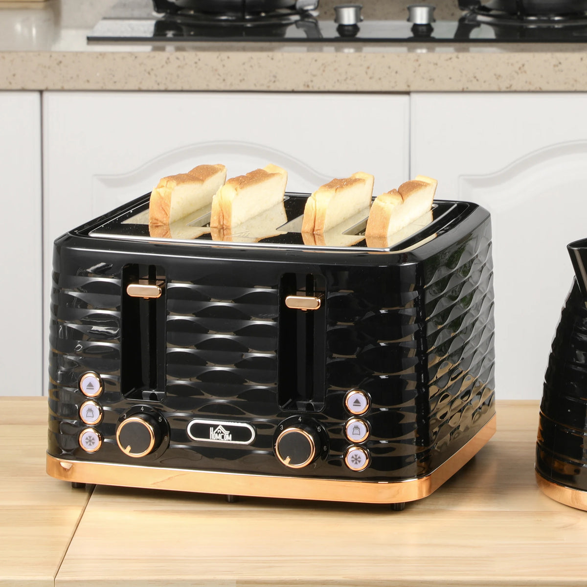 4-Slice Toaster with 7 Browning Levels, 1600W