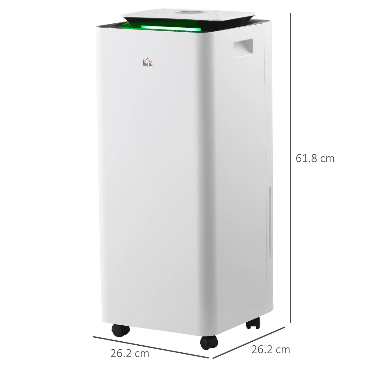 16L/Day Portable Dehumidifier with Air Purifier, Timer and 5 Modes, White