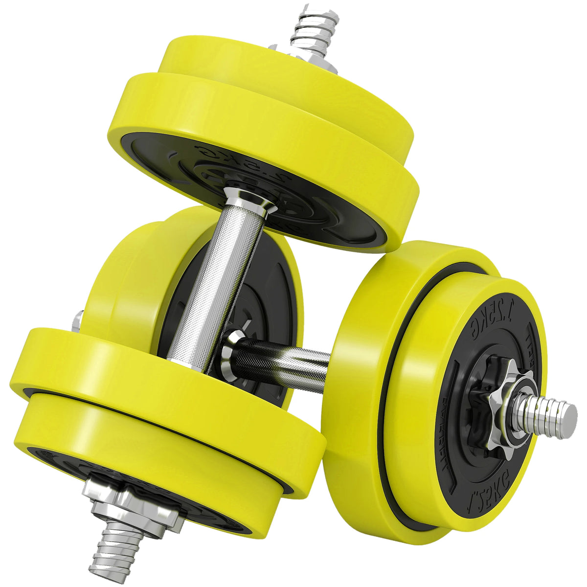 20kg 2-in-1 Adjustable Dumbbell & Barbell Set