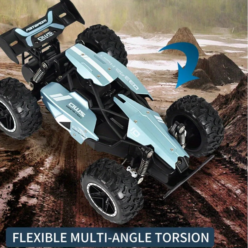 1:18 Scale High Speed 15km/h RC Racing Car 2.4G with Anti-Collision Drift Mode USB Rechargeable for Boys and Girls